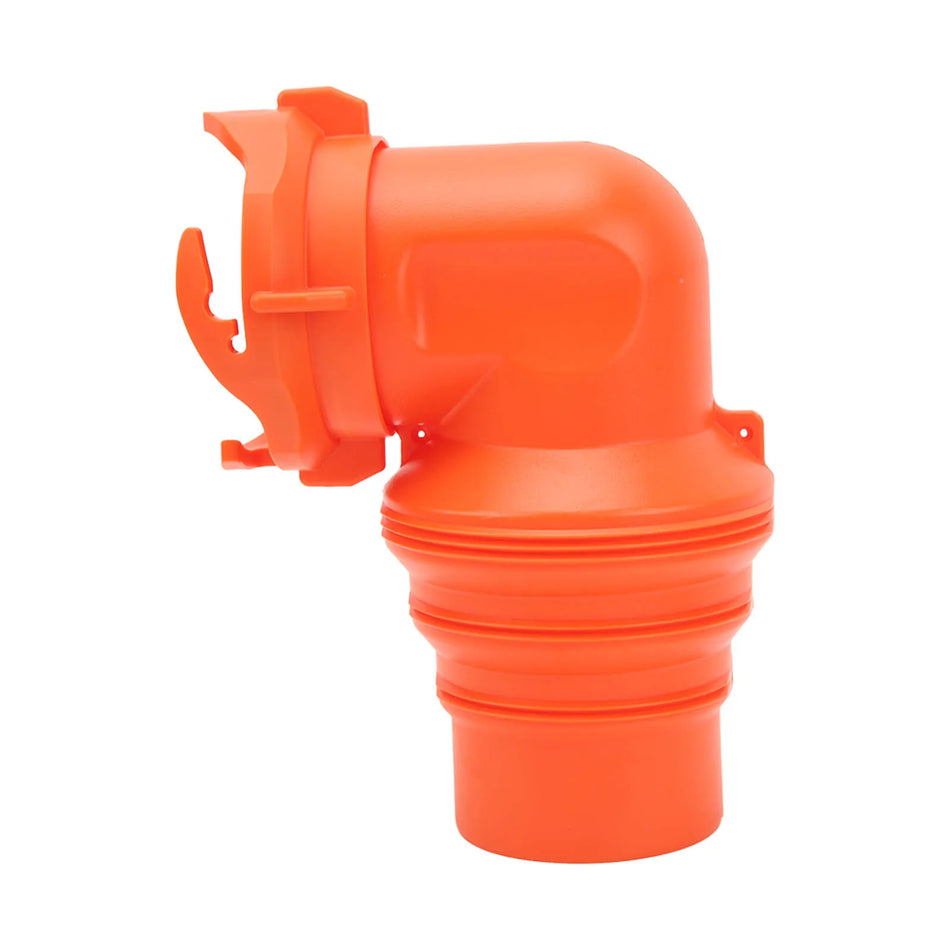 Cot pentru furtun de canalizare RV cu capac la 90 de grade, conector ușor de instalat