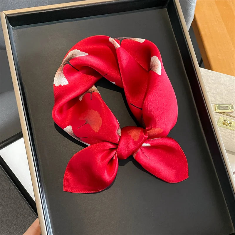 ZKVSC Silk Satin Scarf &ndash; Luxurious Elegance for Every Season JZA375-01