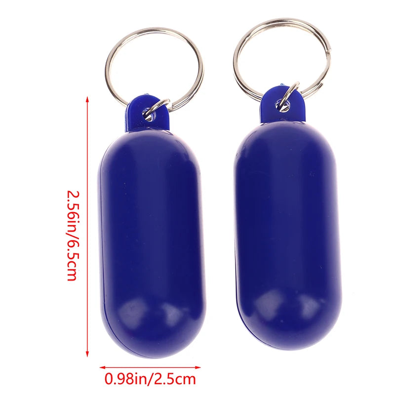 2Pcs Boat Kayak Floating Keyring Buoyant Sailing Boat Float Canal Keychain For Boating Fishing Kayaking Rafting Surfing
