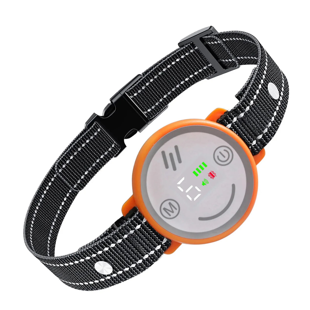 Electric Dog Training Collar &ndash; Waterproof Bark Deterrent Orange 1