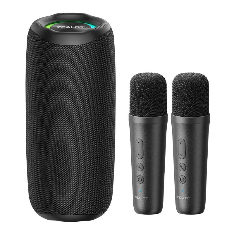 ZEALOT-MP2m Karaoke Machine &ndash; Wireless Microphone Included 2 microphone
