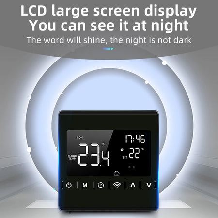 Smart WiFi Home Floor Heating Controller &ndash; LED Touch Screen Convenience