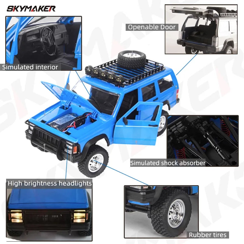 MN78 1:12 Scale Off-Road RC Car - 4WD, Proportional Control, Perfect Gift