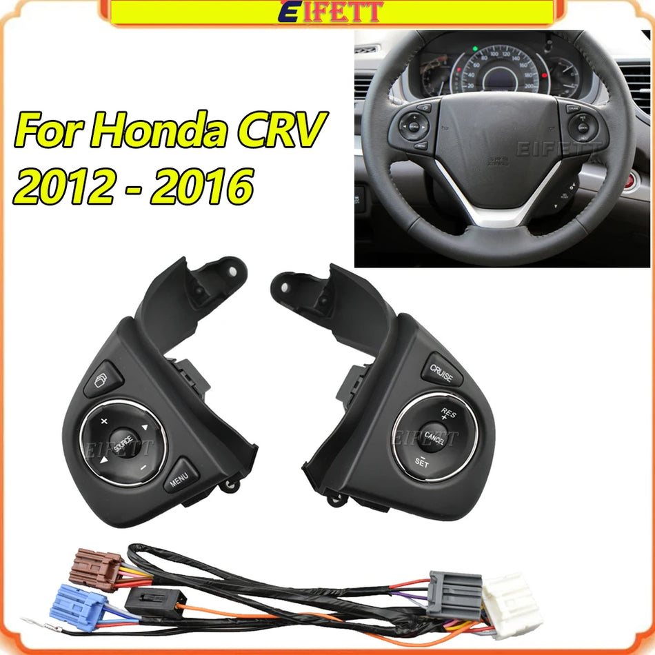 Interrupteur de contrôle du volant pour Honda CRV 2012 2016 Bouton de régulateur de vitesse