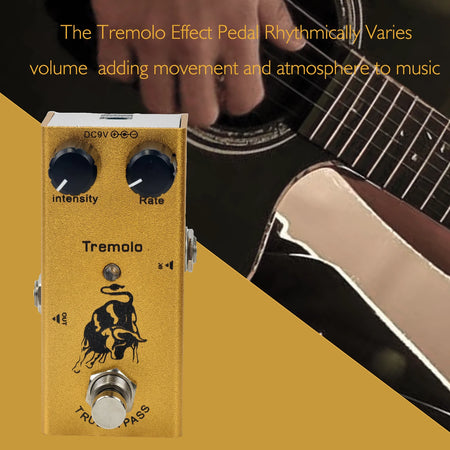 Miwayer Multi-Effect Guitar Pedal &ndash; True Bypass Rich Tones 09-Tremolo