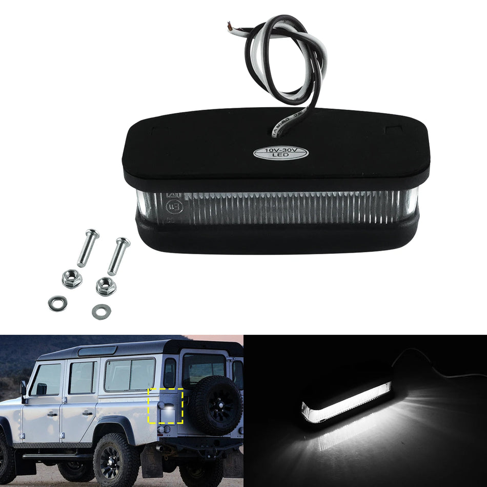 Светлина за номер на кола за Land Rover Defender бяла Canbus LED 6000K ксенонова бяла лампа