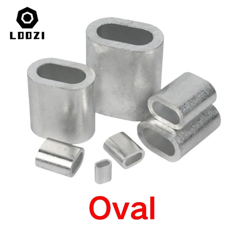 Aluminium 8-Type Wire Rope Crimp Sleeves and Ferrules for Secure Cable Locking