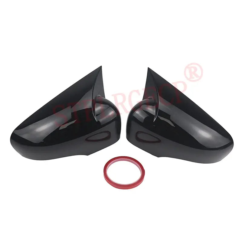 For Renault Lutecia 2013 2014 2015 2016 2017 2018 Rearview Side Wing Mirror Cover Cap Glossy Black Add-on M Style Shell by InterCyprus Trading Ltd