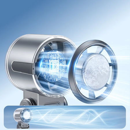 4000mAh Mini Handheld Fan with Semiconductor Refrigeration