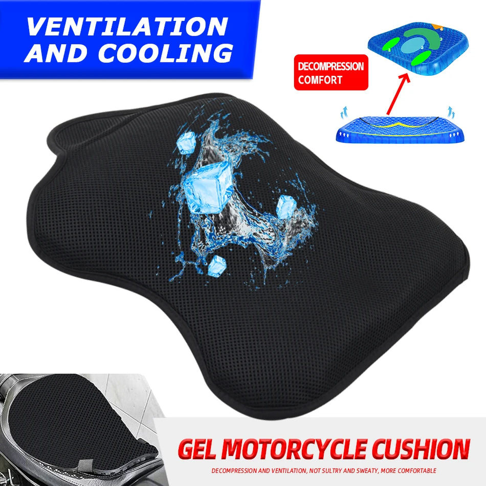 Κάλυμμα Μαξιλαριού Καθίσματος Gel Honda CBR650R CB650R CB650F με Μαξιλάρι Πίεσης