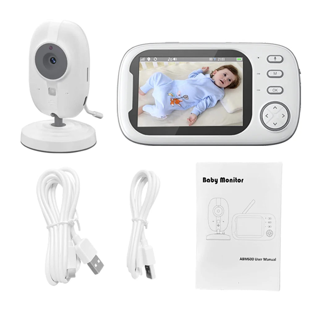 Cdycam 3.5 Inch Wireless Video Baby Monitor with Night Vision &amp; Two-Way Audio Baby Monitor