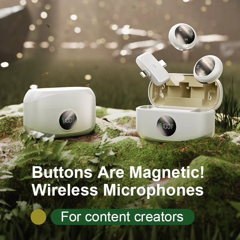 K31Pro Wireless Lavalier Microphone &ndash; Noise Cancelling Digital Display