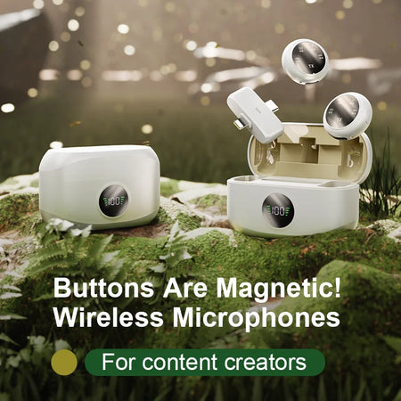 K31Pro Wireless Lavalier Microphone &ndash; Noise Cancelling Digital Display