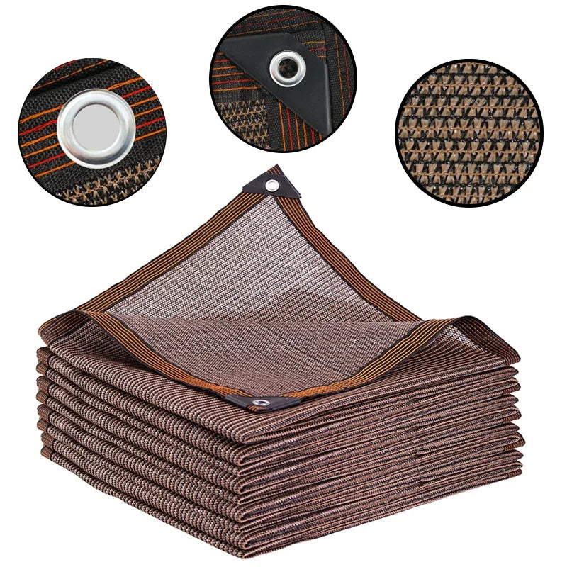 75GSM Coffee Sun Shade Net for Garden and Pergola Protection Coffee Net / 2x5m