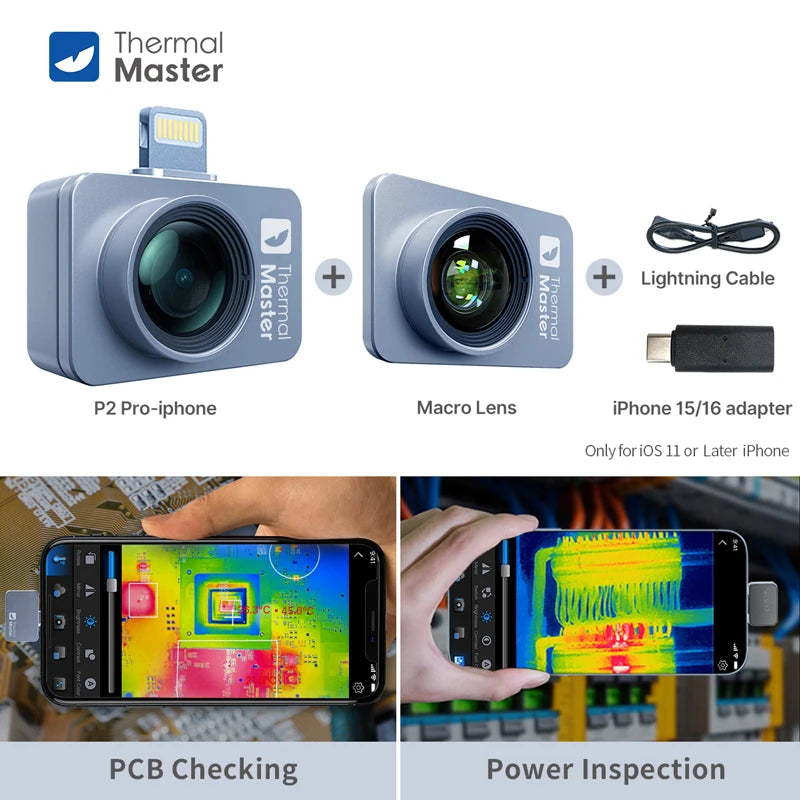P2P2Pro Thermal Imaging Camera &ndash; High Resolution IR 25Hz P2proiPhone / UNITED KINGDOM