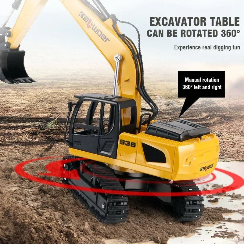 Huina 3510 RC Excavator 1/24 &ndash; Remote Control Toy Excavator