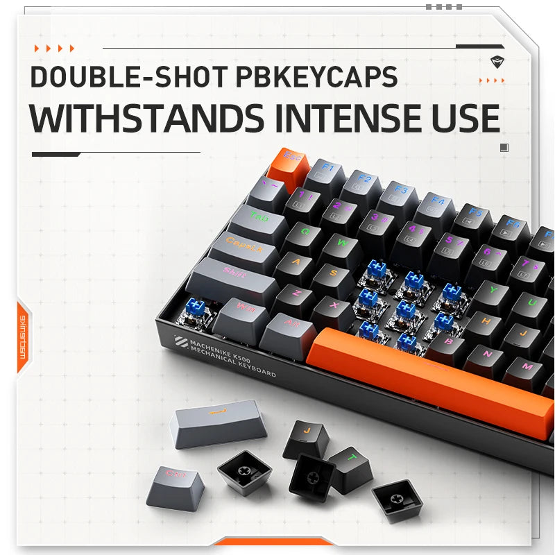 Machenike K500A-B84 Mechanical Keyboard &ndash; Hot Swappable 75%