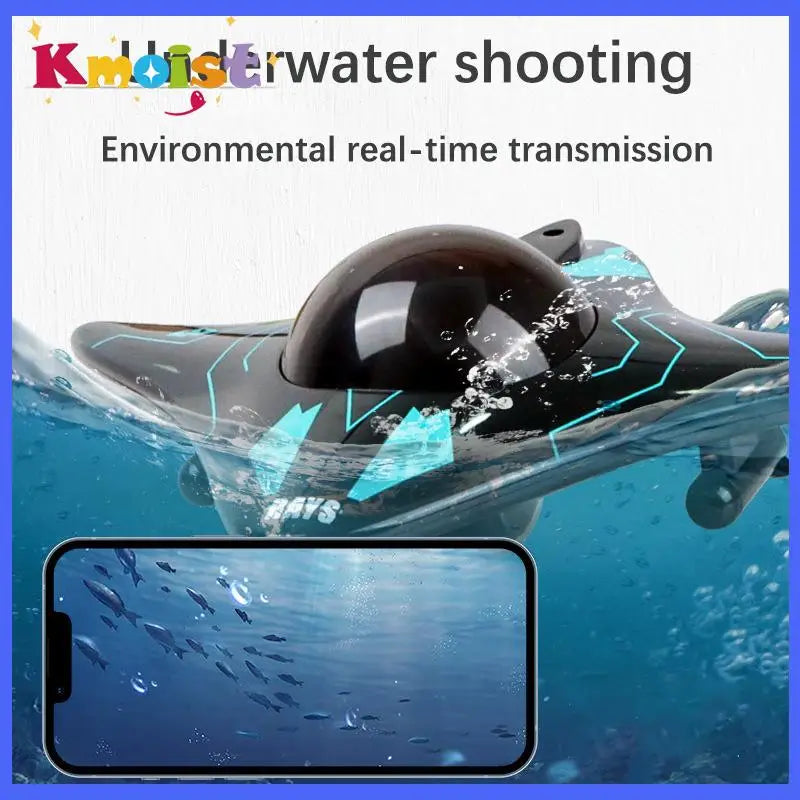 6CH WiFi FPV RC Submarine with Camera for Kids