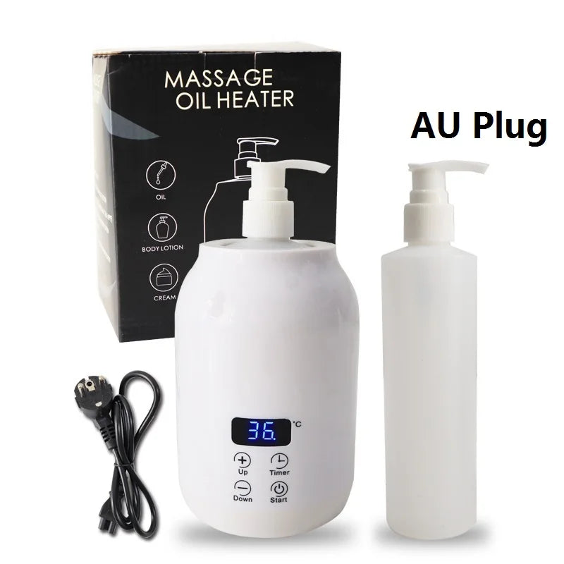 250ML Electric Massage Oil Warmer &ndash; Digital LED Touch Screen White AU Plug / 250ml