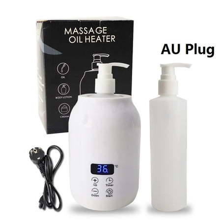 250ML Electric Massage Oil Warmer &ndash; Digital LED Touch Screen White AU Plug / 250ml