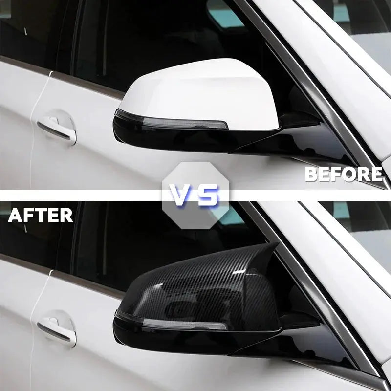 For BMW 5 6 7 Series F10 F11 F18 GT 5GT F07 F06 F12 F13 LCL F01 F02 Carbon Fiber Side Rearview Mirror Cover Cap by InterCyprus Trading Ltd