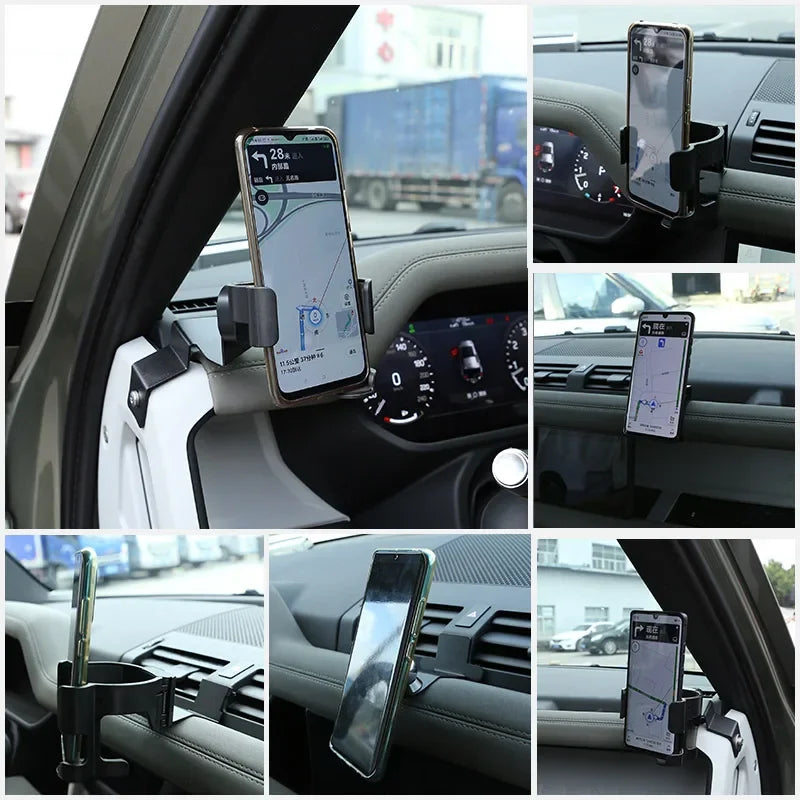 Držák telefonu na magnet Land Rover Defender 2020-2024 černý