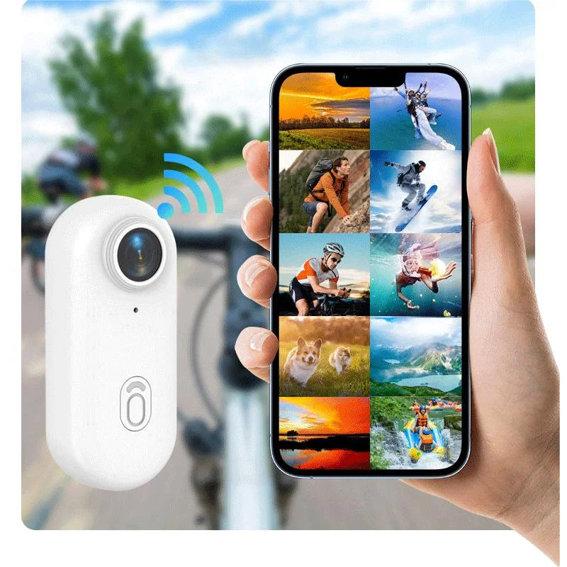 Bike Helmet Camera Body Camera, Body Cam With 64GB TF Card, Color Night Vision 1080P FHD Sport Action Camera