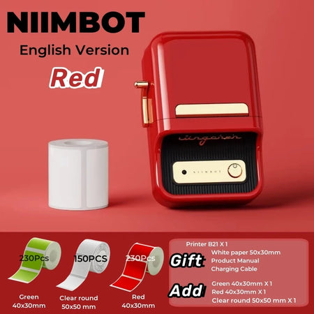 NIIMBOT B21 Label Printer &ndash; Portable Thermal Label Printer