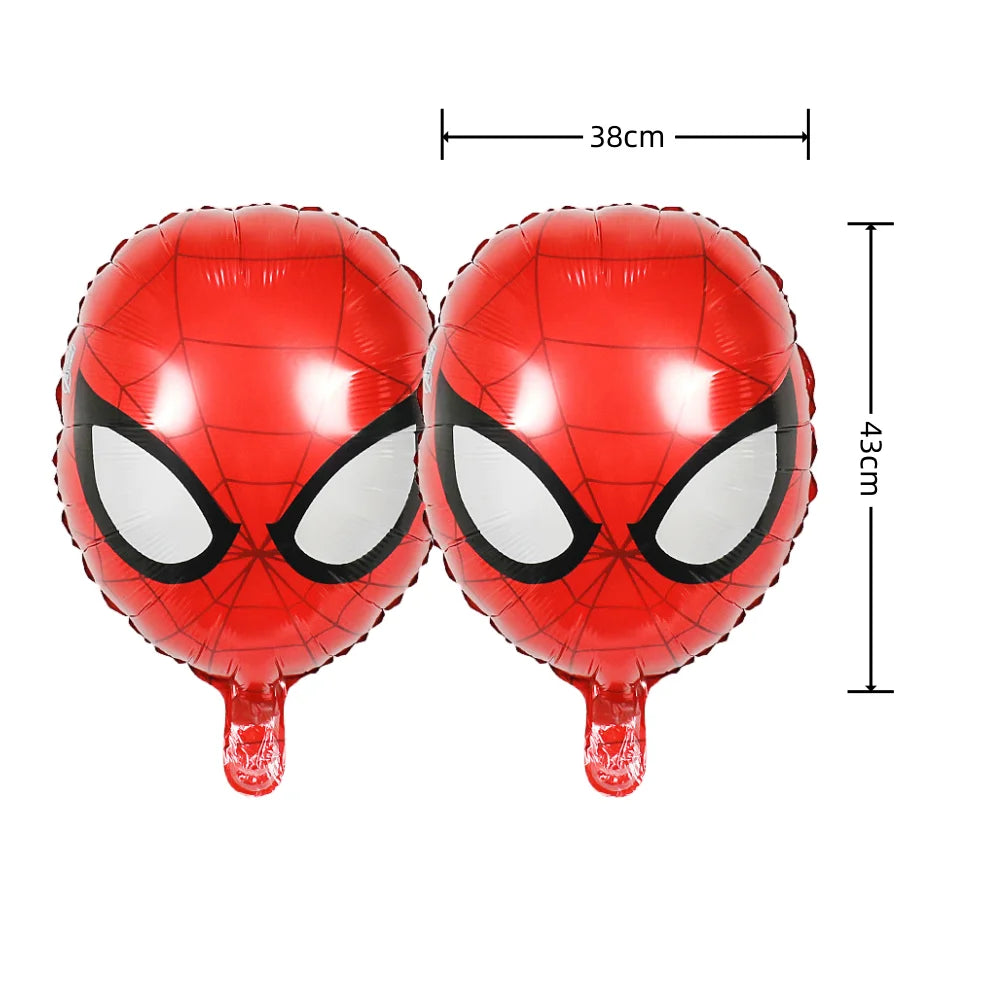 5Pcs Balloons Set - Superhero Birthday Party Supplies