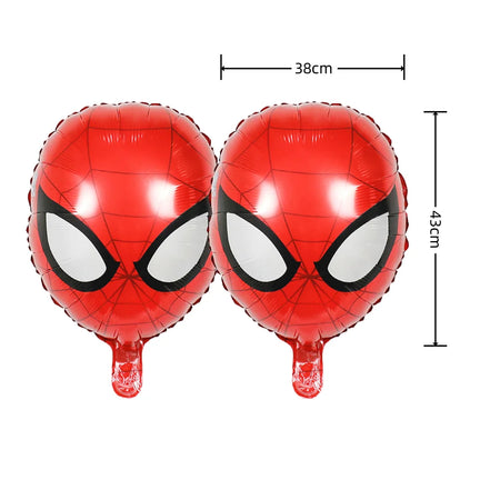 5Pcs Balloons Set - Superhero Birthday Party Supplies