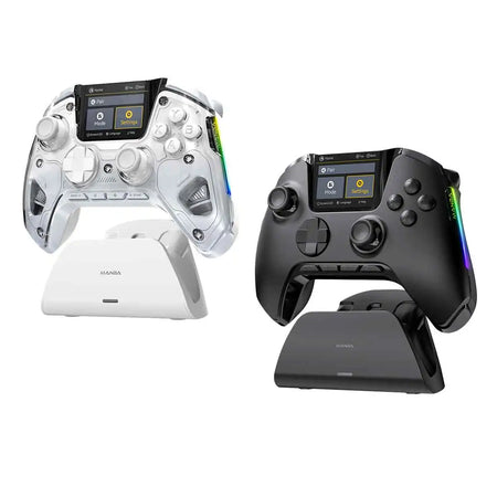 Manbaone 50 V2 Smart Wireless Gamepad &ndash; 2 Inch Screen Bluetooth Controller
