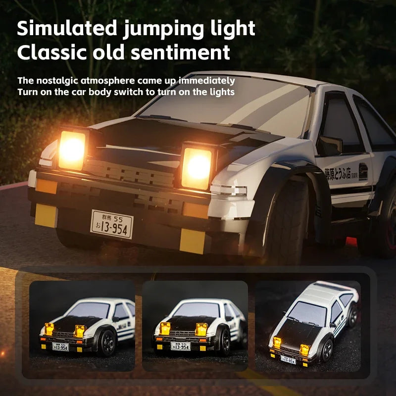 1/64 RC Drift Car AE86 Mini Desktop &ndash; 4WD Off Road Drifting