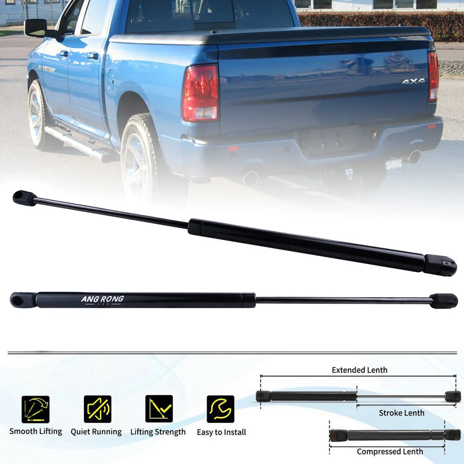 Plynové vzpěry pro Dodge Ram přední kapotu 483mm 2002-2010 pasuje na Ram 1500 2500 3500 4500 5500