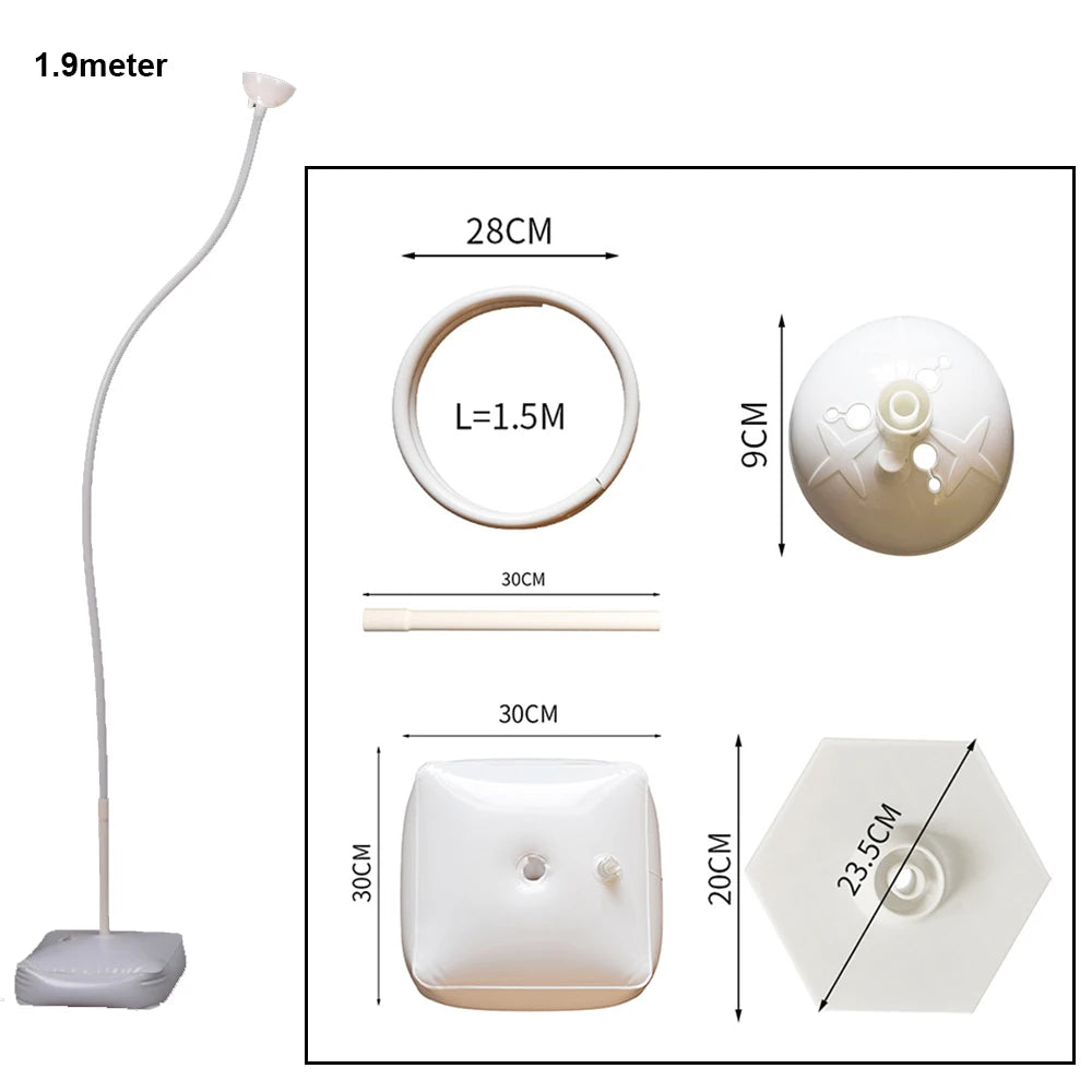 Balloon Stand Arch - Flexible Balloon Column for Weddings, Parties, &amp; Events - 2.8M/1.9M