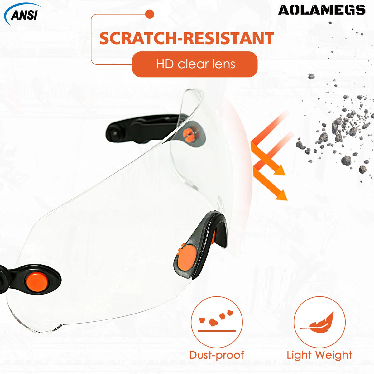 Goggles Replacement Accessories SF06 CR08 &ndash; ANSI CE