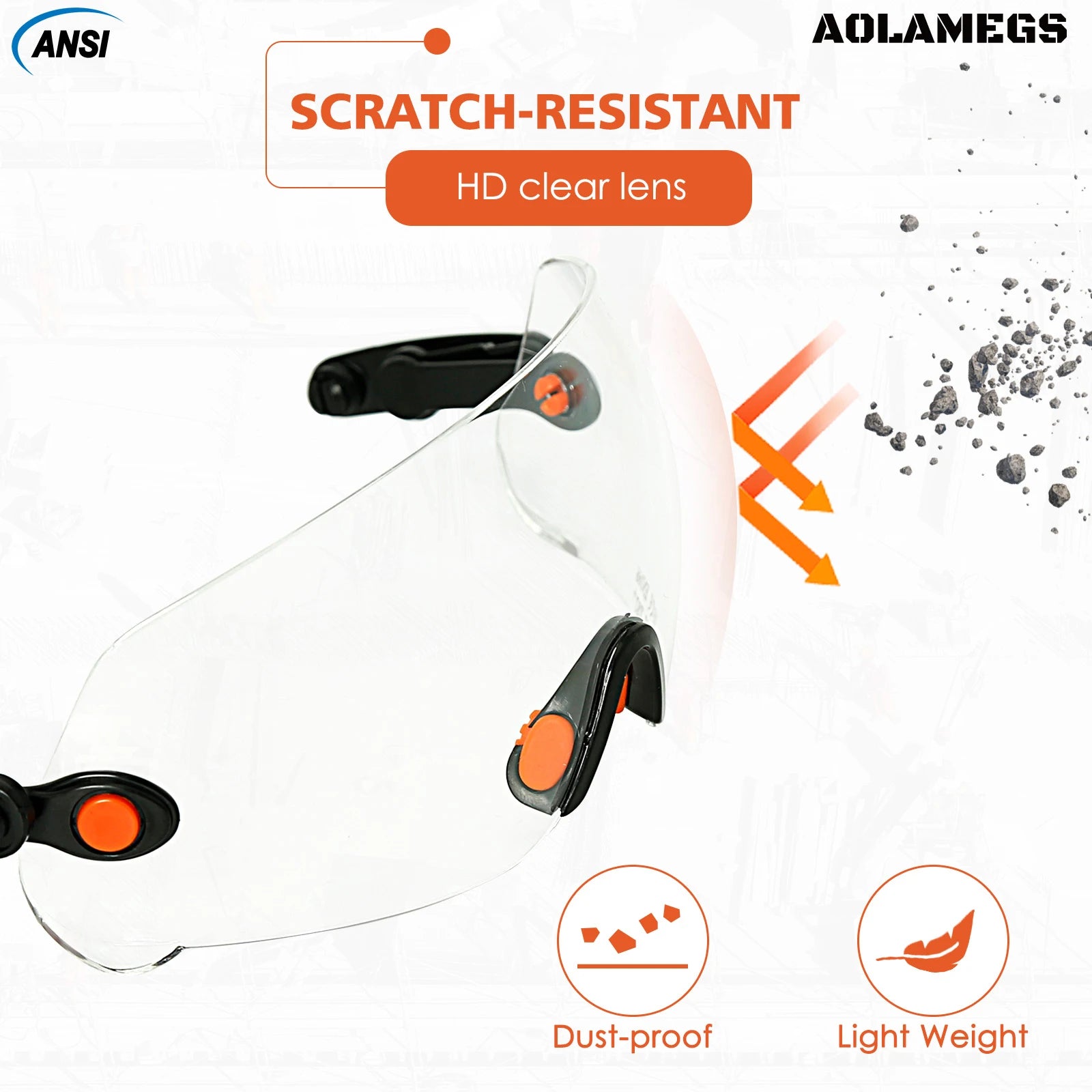 Goggles Replacement Accessories SF06 CR08 &ndash; ANSI CE