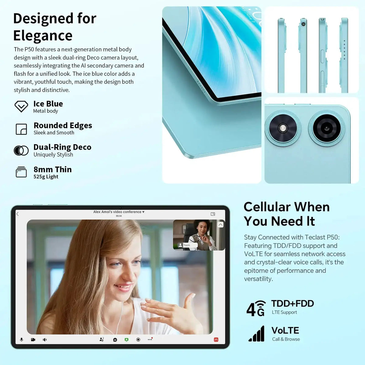Teclast P50 2025 Android 15 Tablet 11