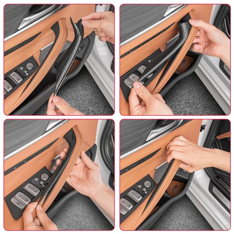 G30 G31 F90 Door Handle Inner Handle Cover Trim Replacement for BMW 5 Series M5 G30 G31 F90 2017-2021 51417438521 by InterCyprus Trading Ltd