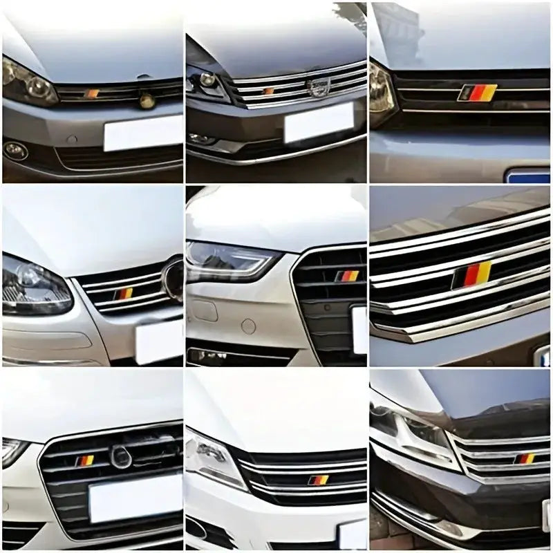 3D German Flag Plastic Grille Emblem for Volkswagen All Models by InterCyprus Trading Ltd