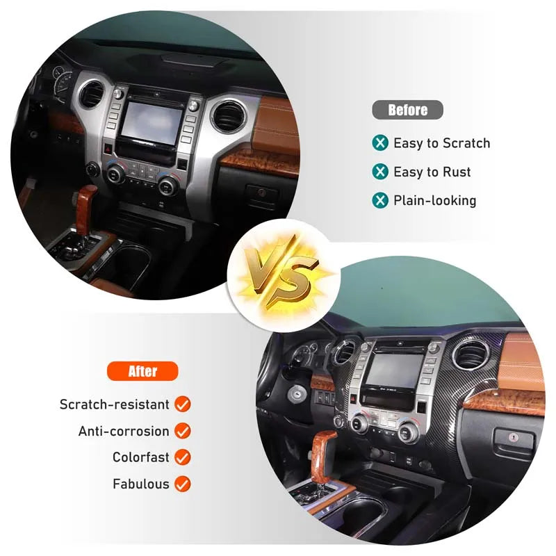 Рамка воздуховода из углеродного волокна ABS Toyota Tundra 2014 2020