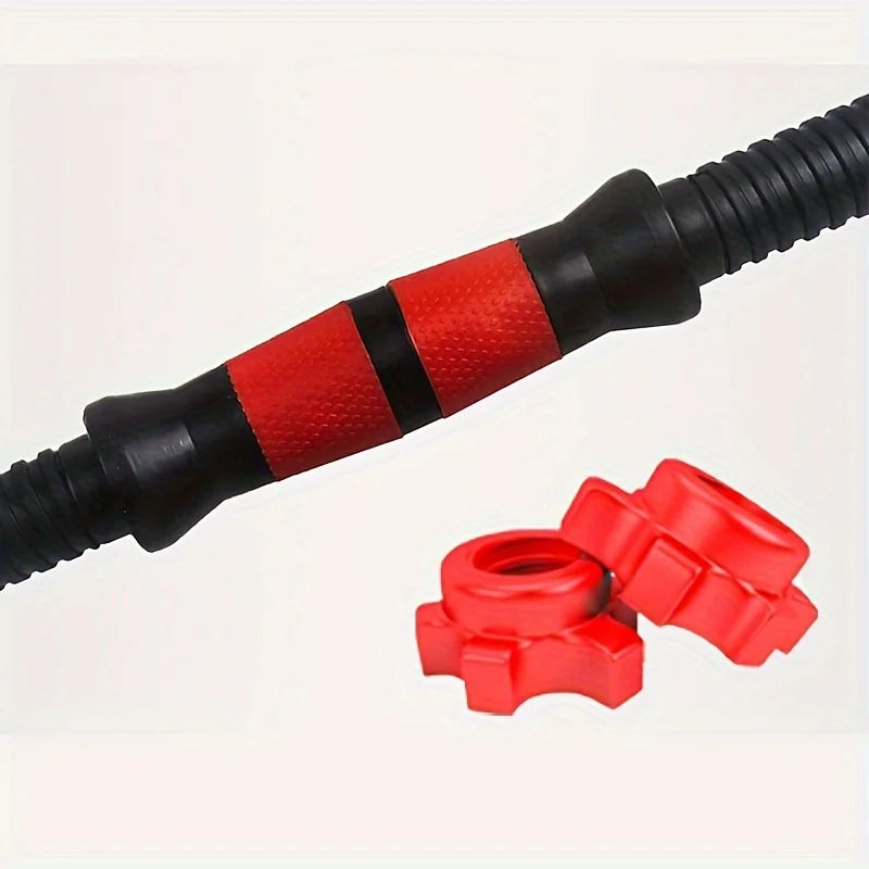 Rubber Coated Dumbbell Rod Connector for Home Strength Training