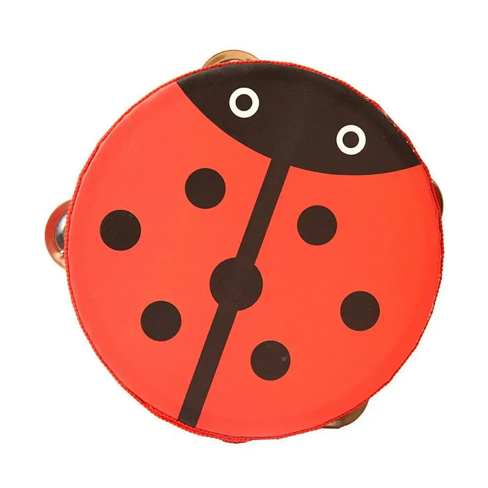 6 Inches Children Hand Drum - Cartoon Pattern Learning Toy Style 3