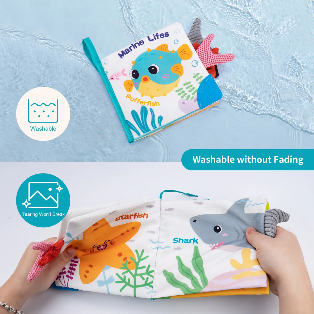 Coolplay 3D Visual Cloth Book &ndash; Soft and Tear Resistant Baby Educational Toy