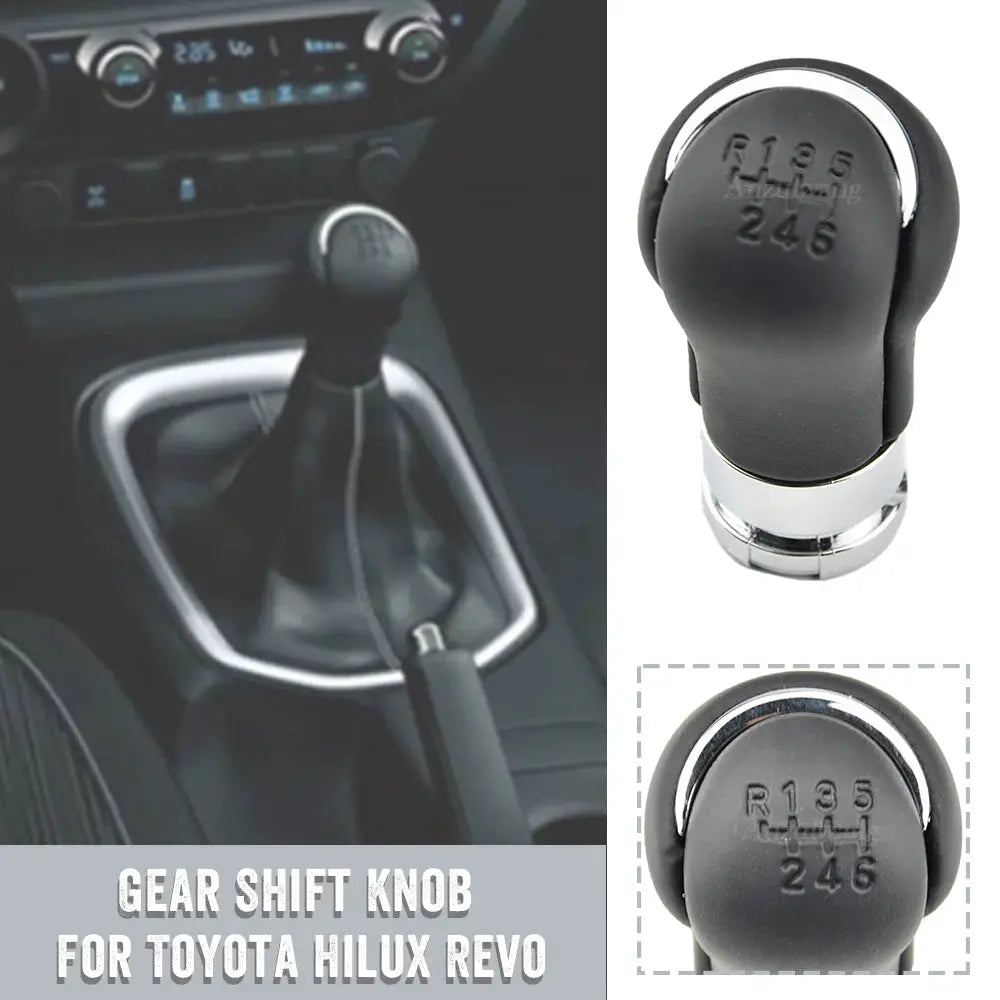 Gear Shift Knob for Toyota Hilux Revo 2015-2020 6 Speed Manual by InterCyprus Trading Ltd