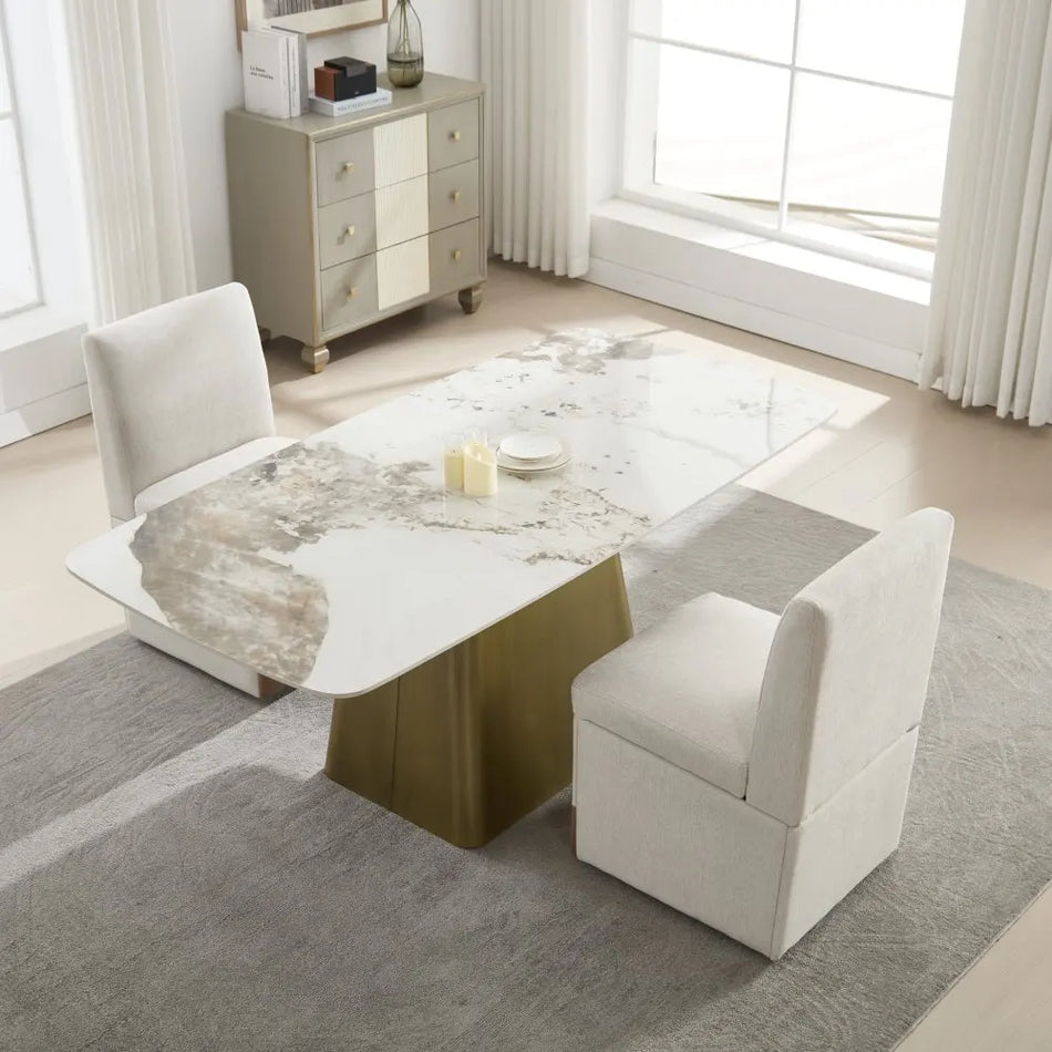 Upholstered Swivel Dining Chairs With Wheels And Storage