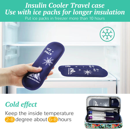 Large Portable Insulin Cooler Travel Bag &ndash; Lightweight
