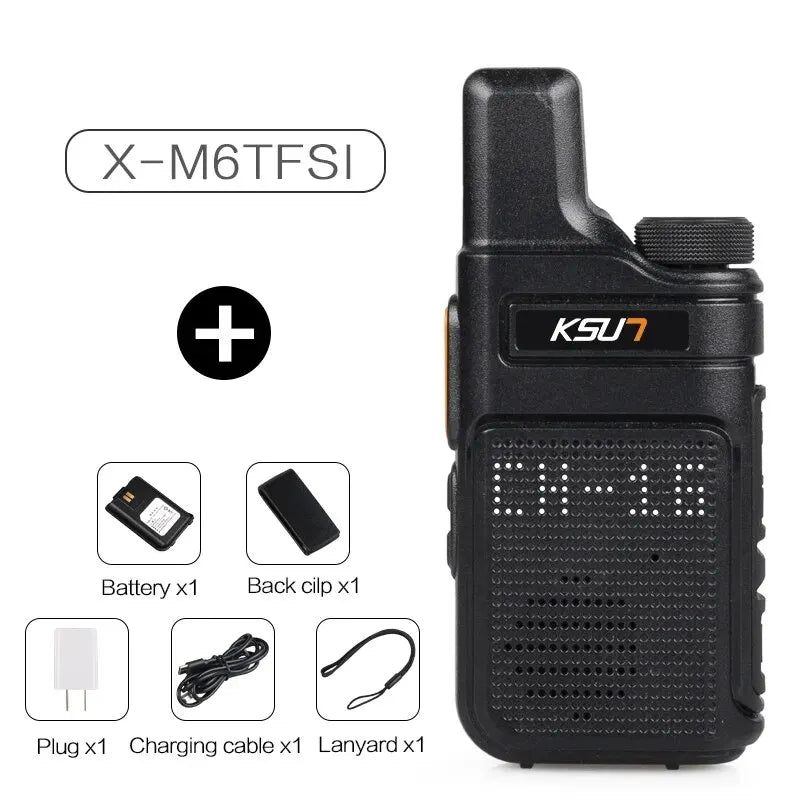 KSUT PMR446 Walkie Talkie &ndash; Compact Two Way Communication M6 PMR446 1PCs / EU