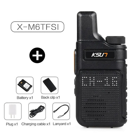 KSUT PMR446 Walkie Talkie &ndash; Compact Two Way Communication M6 PMR446 1PCs / EU