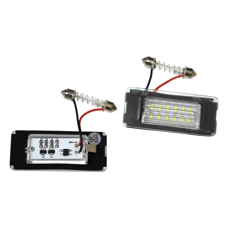 Mini Cooper LED License Plate Lights 2 Pcs White 12V
