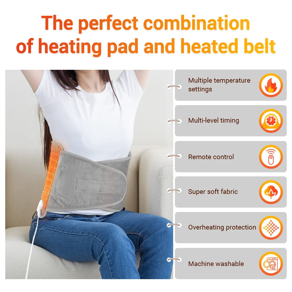 59x30cm Electric Waist Belt Warmer &ndash; All Day Comfort